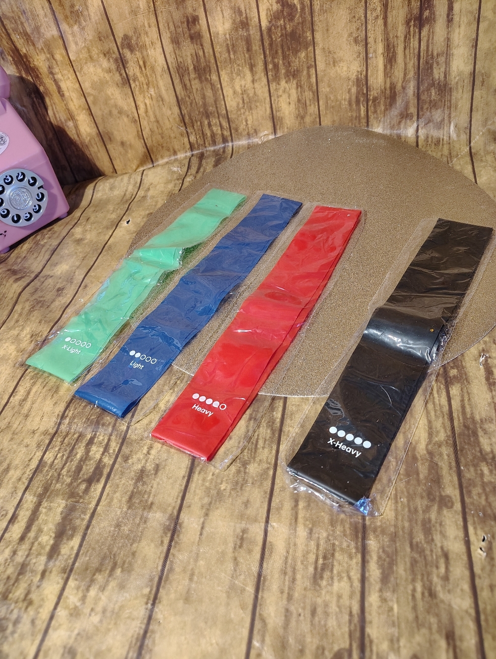 Resistance Loop Band Set – Green, Blue, Red, Black